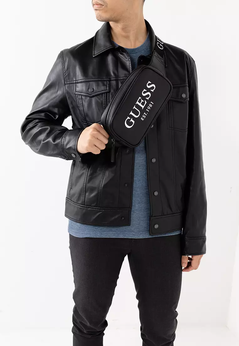 Guess bum bag mens discount