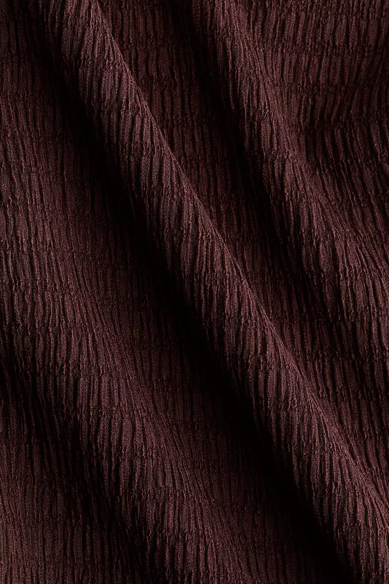 Textured jersey trousers