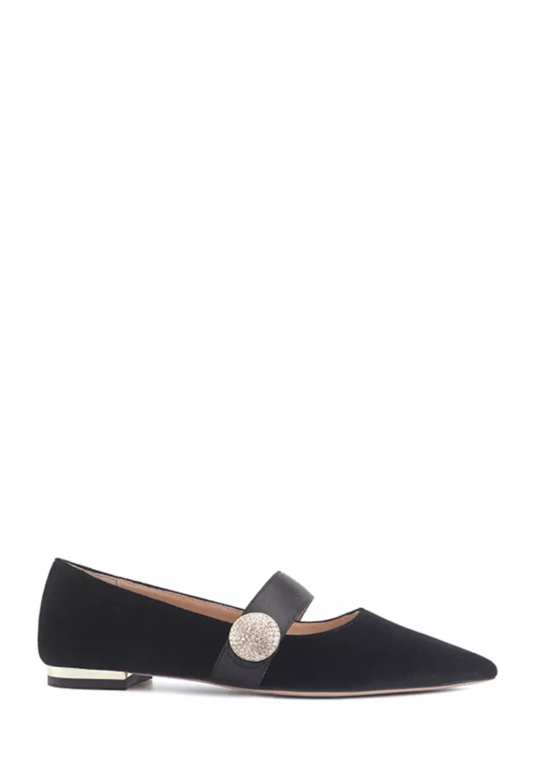 Discount on Nine West  shoes - SKU: Serena2 Point- Toe Flats Black