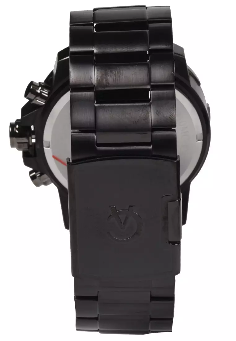 Alexandre Christie - Jam Tangan Pria - Black - Stainless Steel Bracelet - 6410MCBEPBA