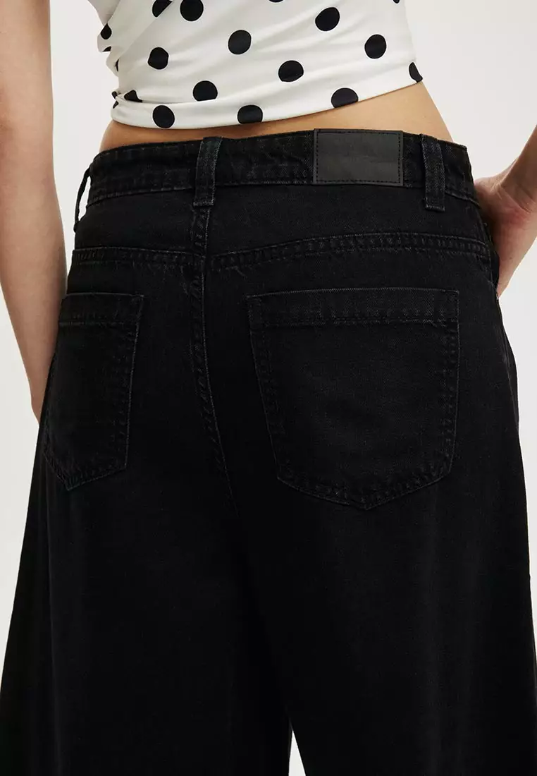 Lyocell Wide Denim Jorts