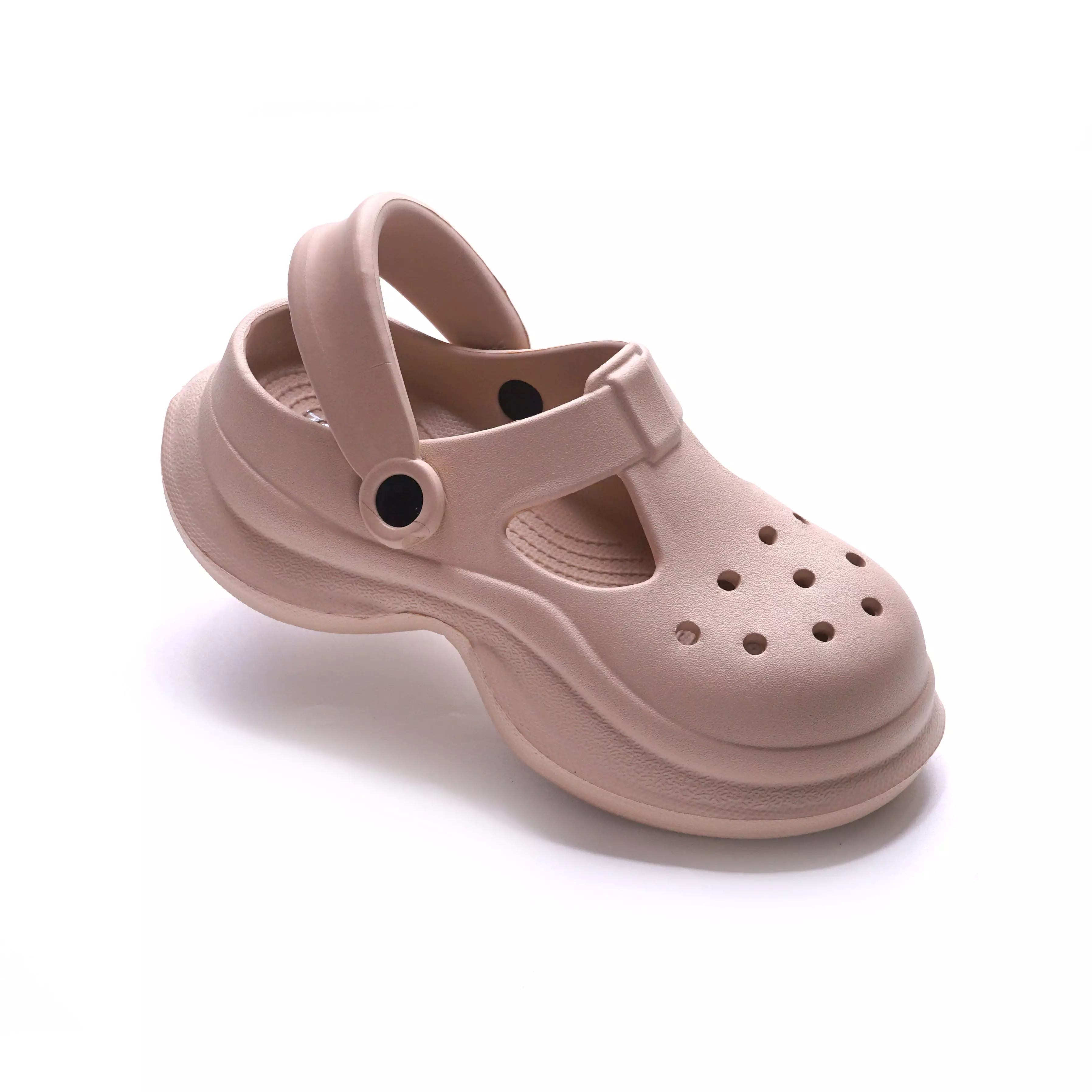 ZANDILAC - SANDAL WANITA DEWASA AT230162WD - COKLAT JAHE full karet