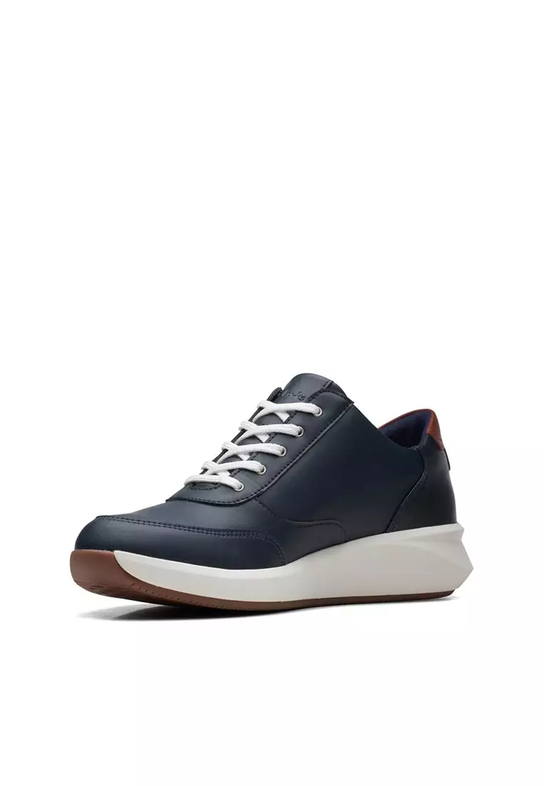 Womens Un Rio Zip Sneakers - Navy Combi