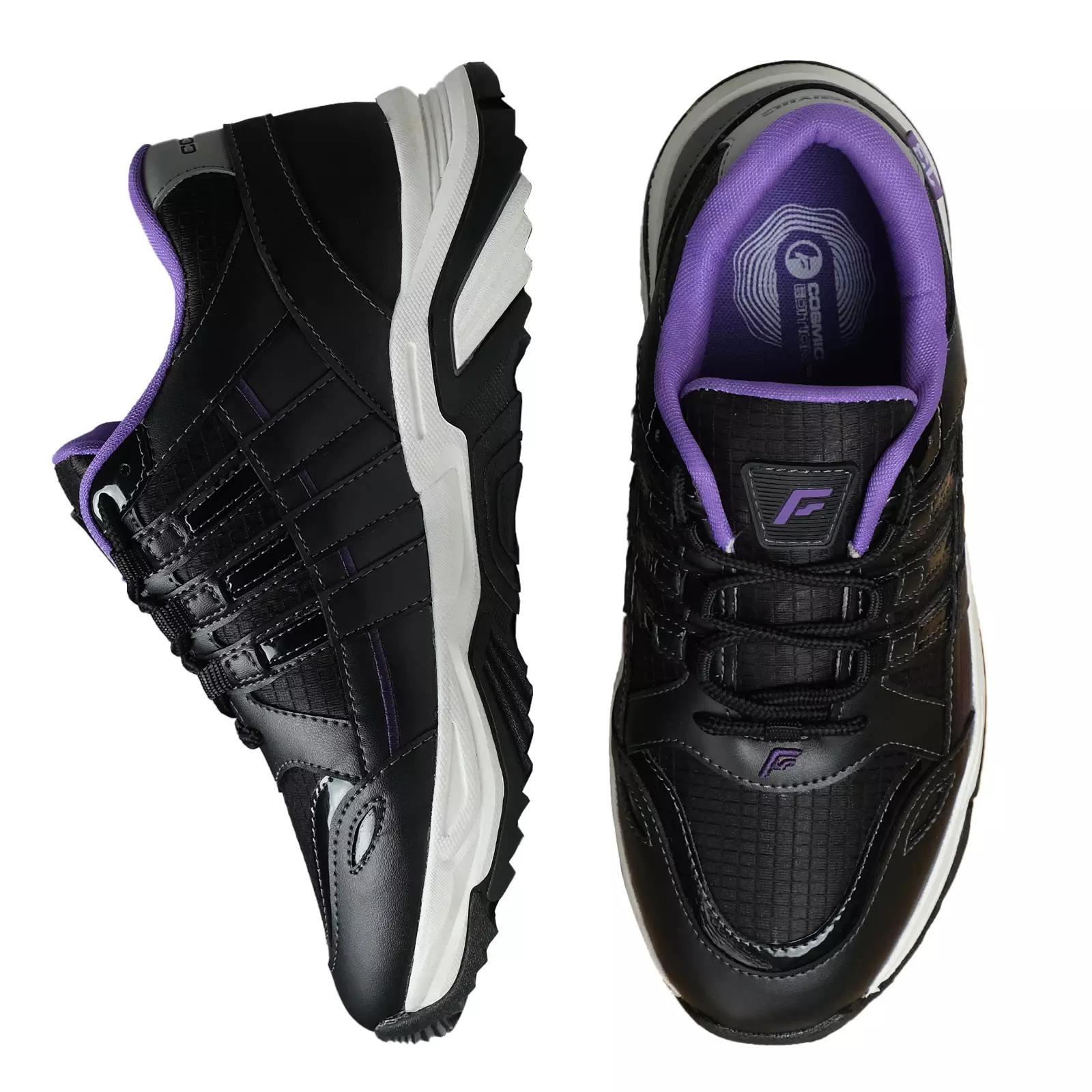 Footstep Footwear Sepatu Pria Sneakers Fusion Max 2000 Black Purple Original Shoes: