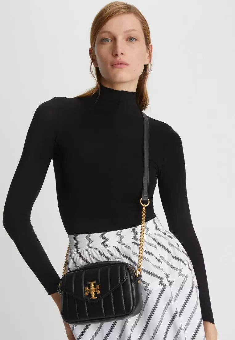 Tory Burch Kira Mini Camera Bag Black