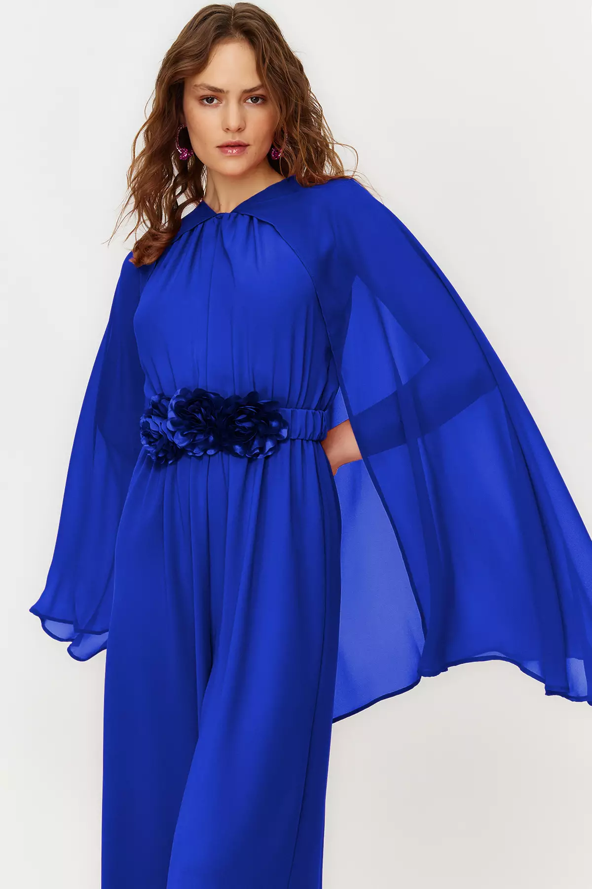 MODEST Flower Belt Jumpsuit