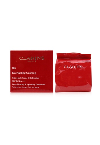 Buy Clarins Clarins Everlasting Cushion Foundation Refill Spf 50 105 Nude 13ml 0 5oz Online On Zalora Singapore
