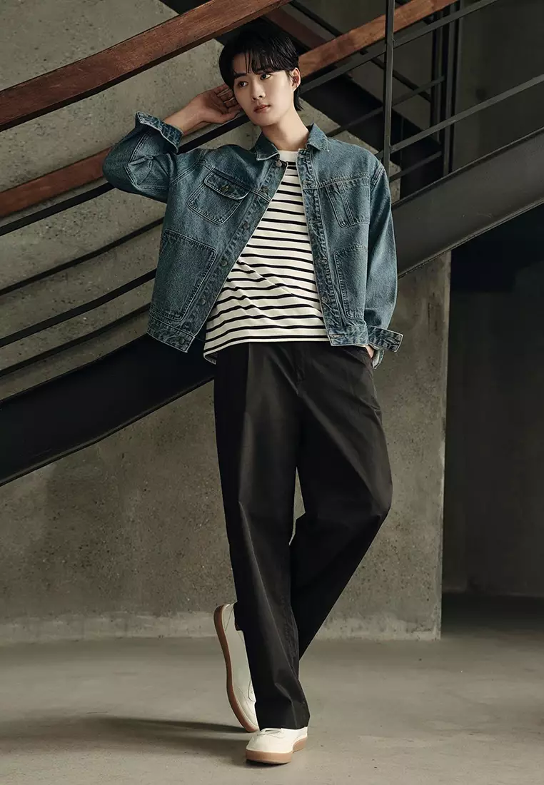 (Online Exclusive) Korea Collection Cotton Trousers