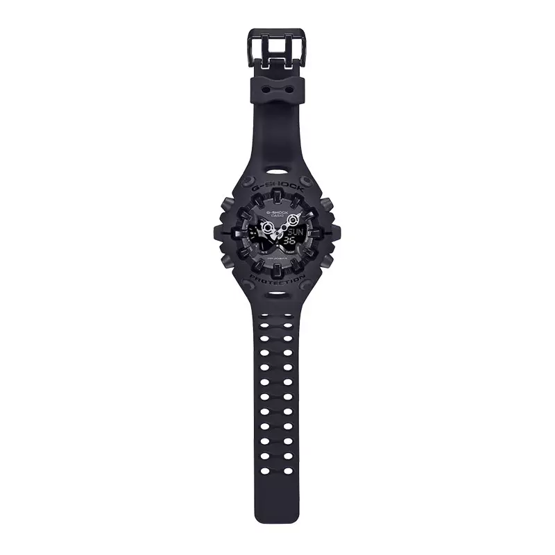 Jam Tangan Pria Casio G-Shock GA-V01-1ADR GAV01 GA-V01 CoolEyes Alien Analog Digital Dial Matte Black Resin Band