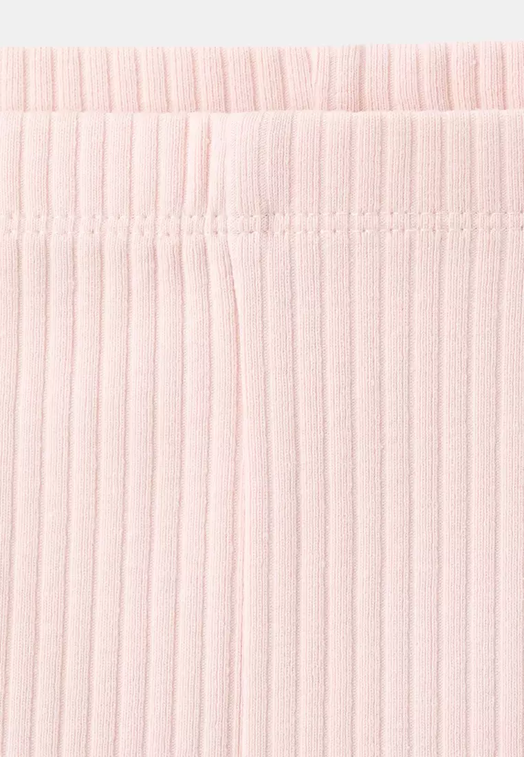 Cotton Ribbed Leggings