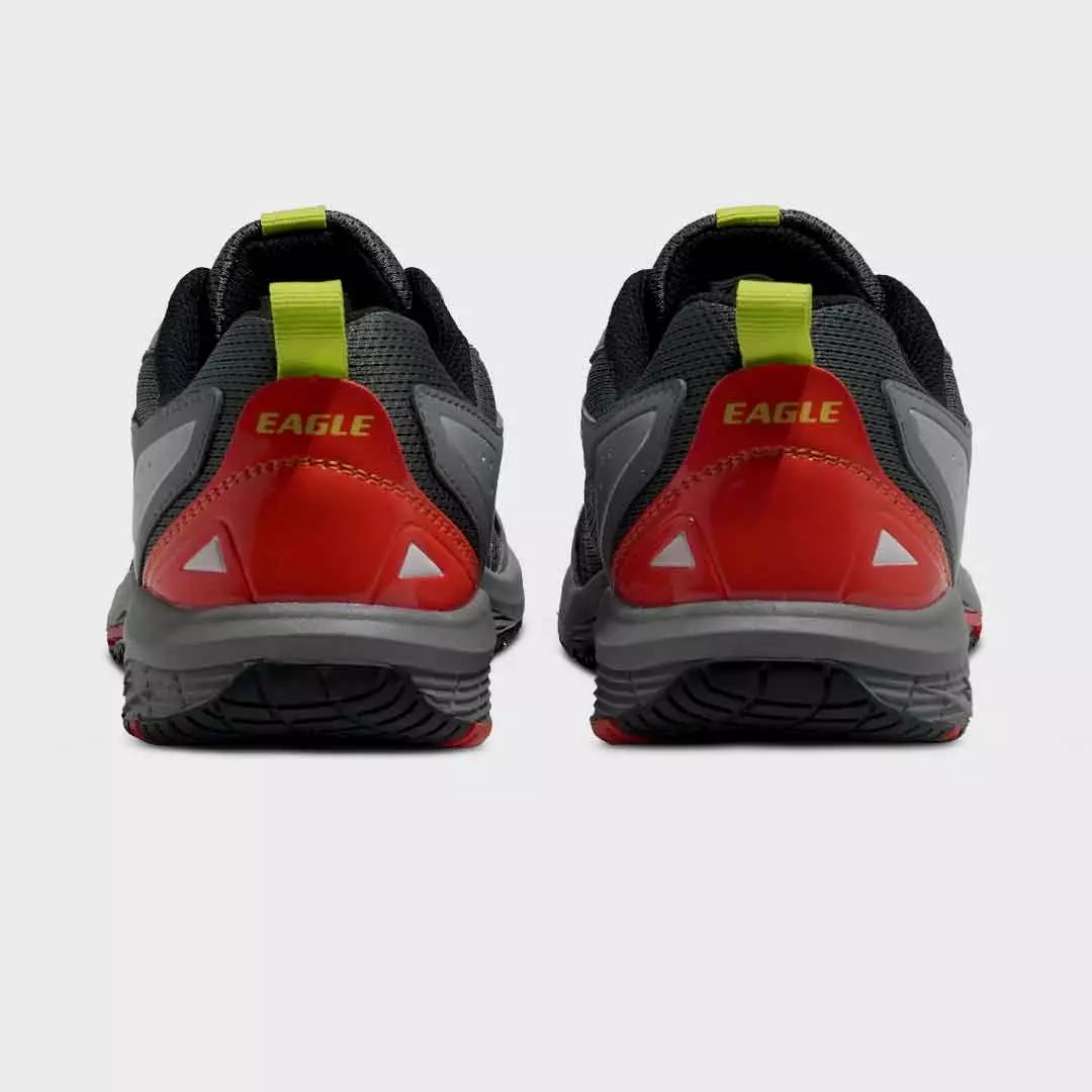 Sepatu Eagle Ultracourt – Badminton shoes Warna ABU-ABU/HITAM