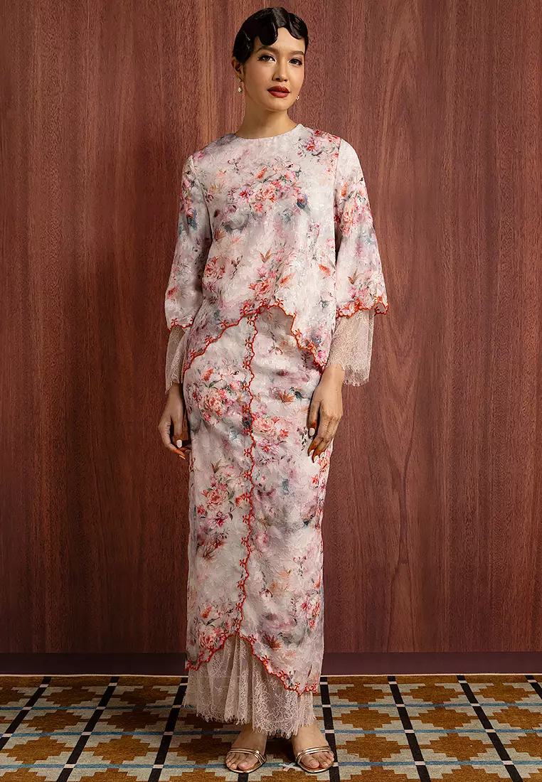 LUNA EMBROIDERY KURUNG KEDAH SET