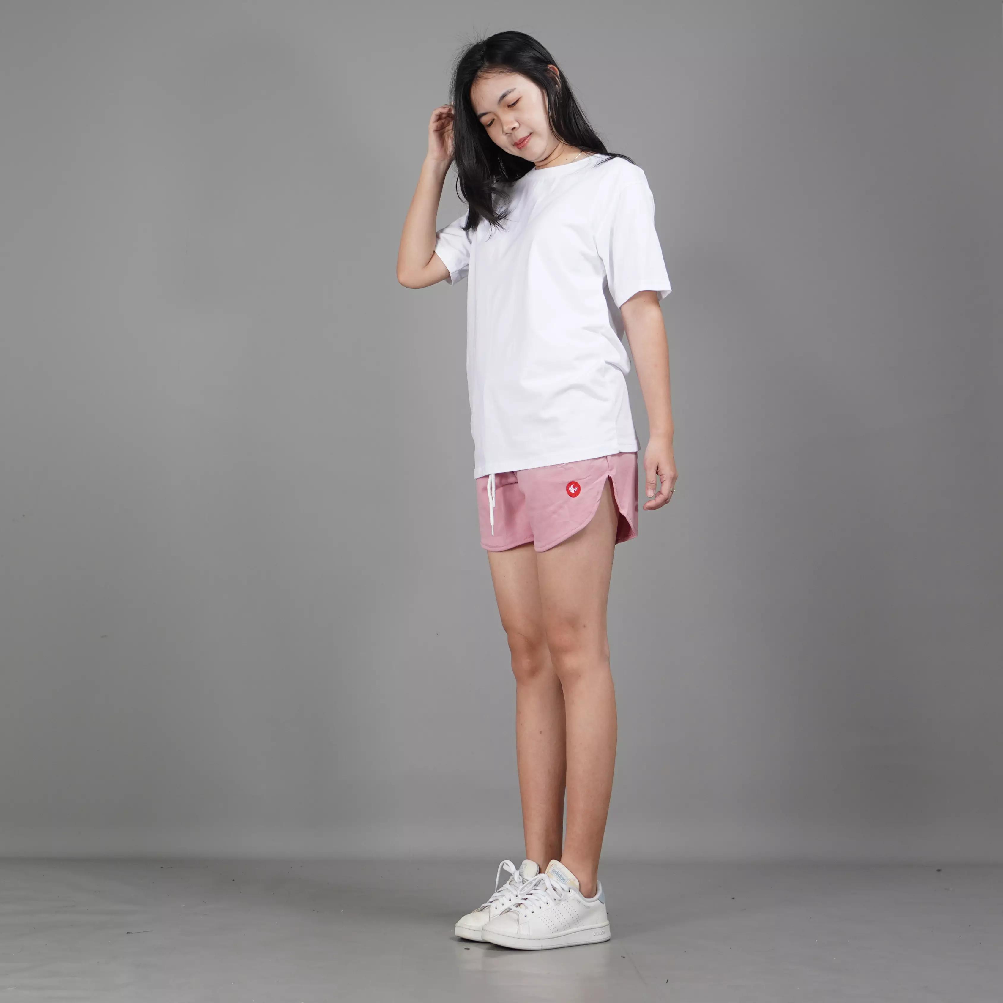 UNILO Size S-BIG Kaos Putih Polos Lengan Pendek Kaos Katun Putih - Putih