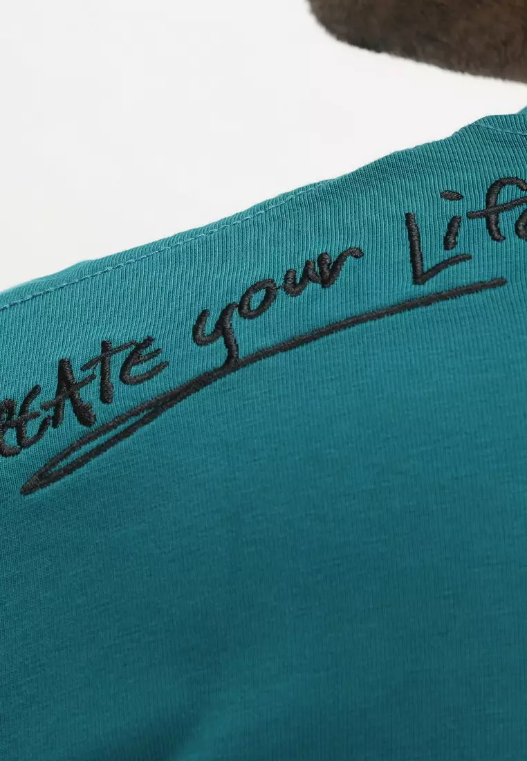 NX T-Shirt Cotton Combed Tebal Sablon Bordir Pria 207470091