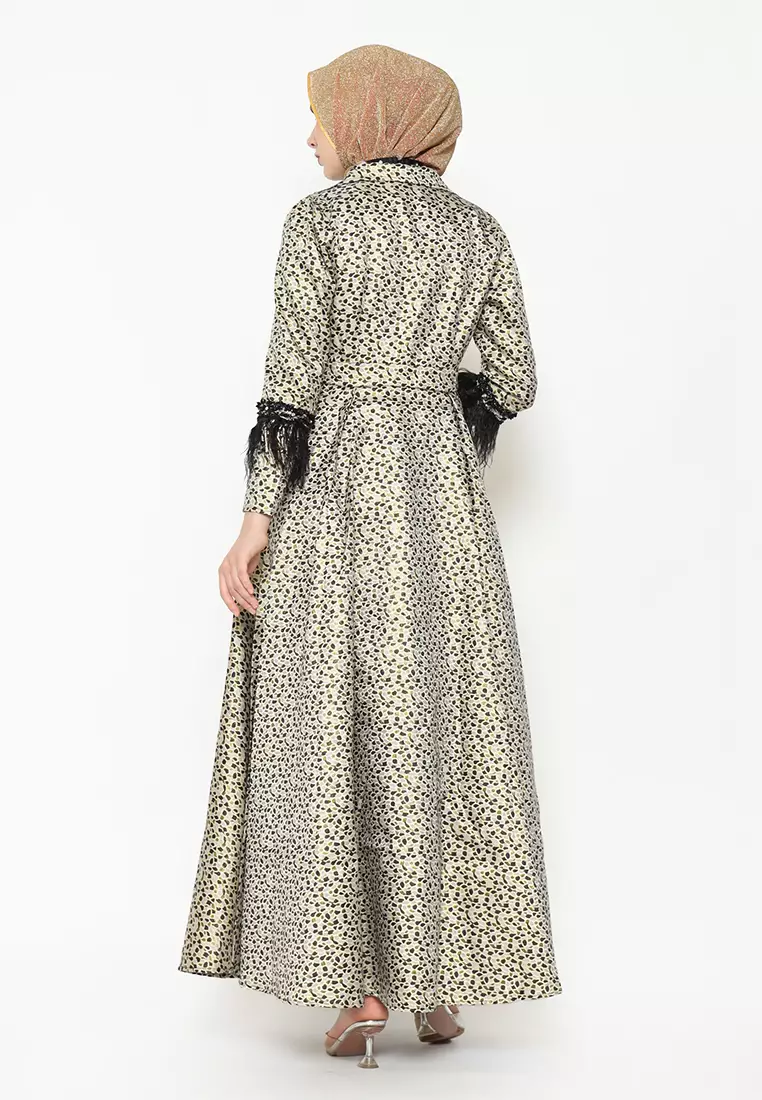 Bibiq Gamis Satin Jacquard