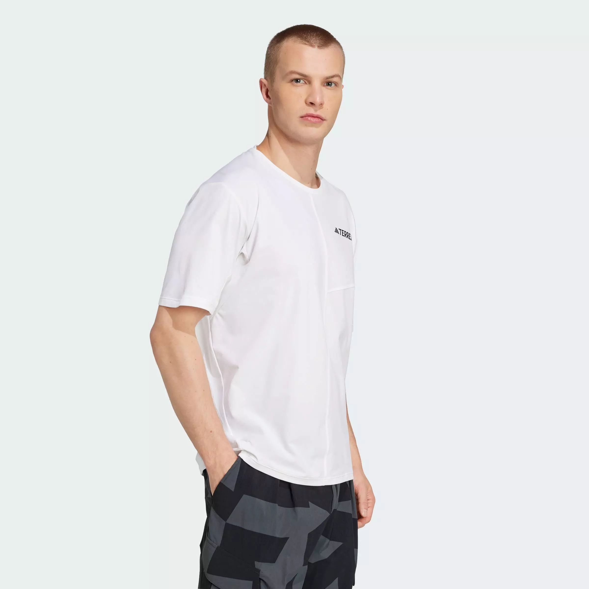 Hiking Terrex Multi Climacool Tee Men White JE0391