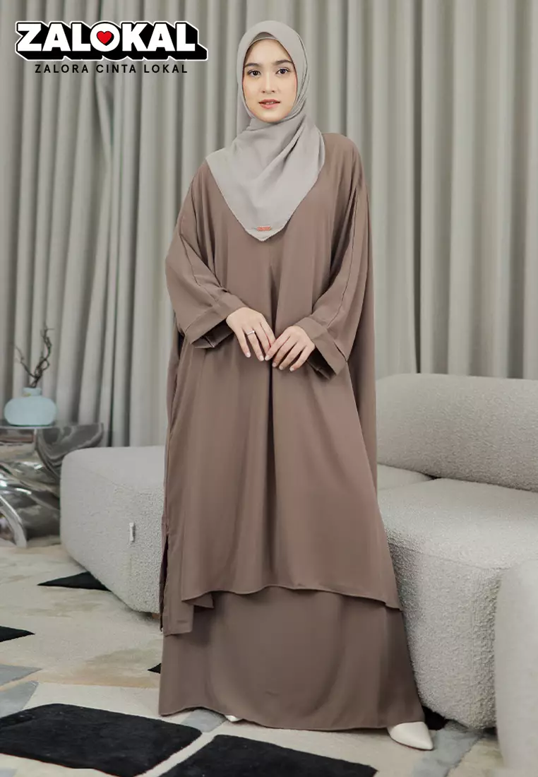 Haifa Tunik Set Choco
