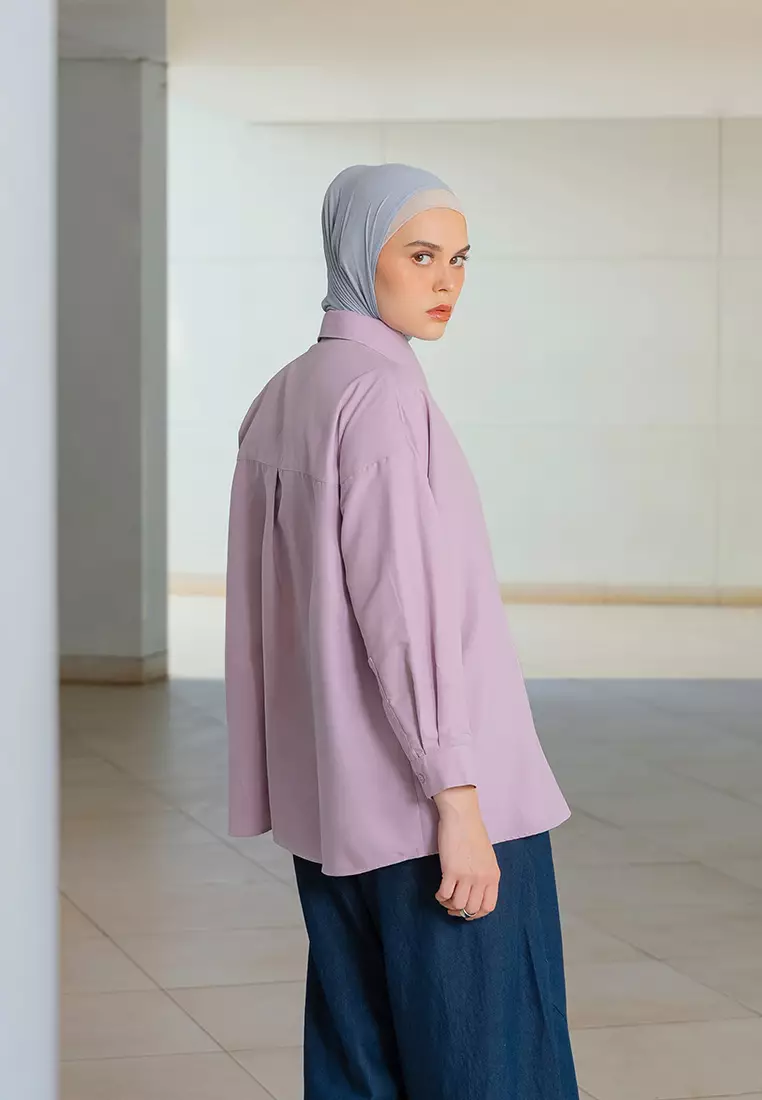 Kami Nue Dropshoulder Top Lavender