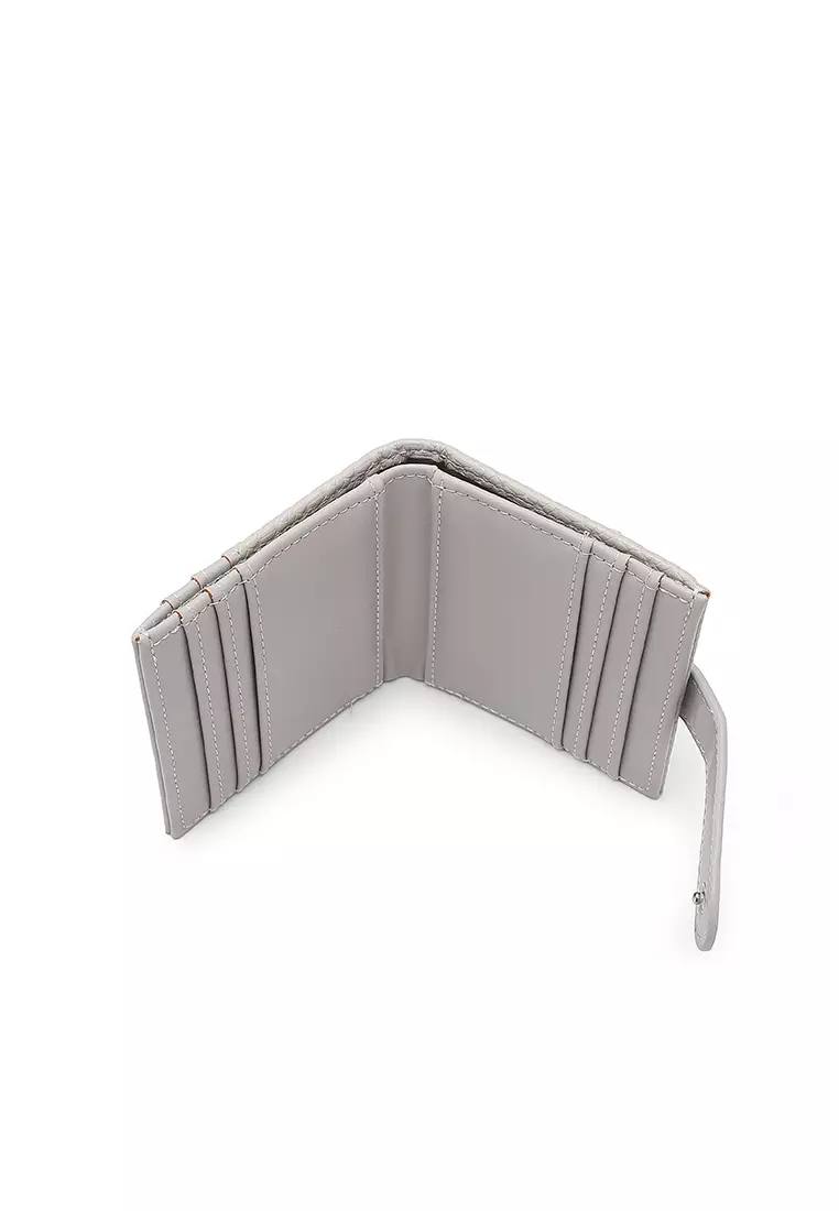 Women's Short Purse / Card Holder - Grey