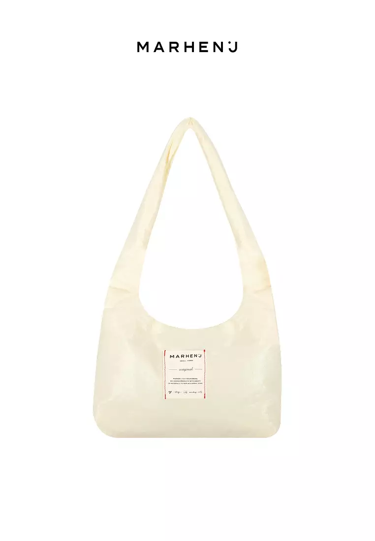 DEW Nylon Shoulder Bag Butter