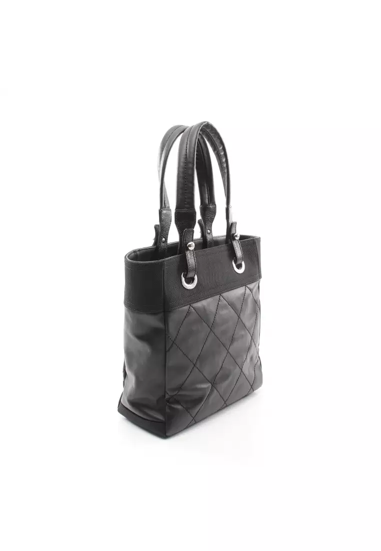 Chanel Pre-loved CHANEL Paris Biarritz PM Handbag tote bag Coated