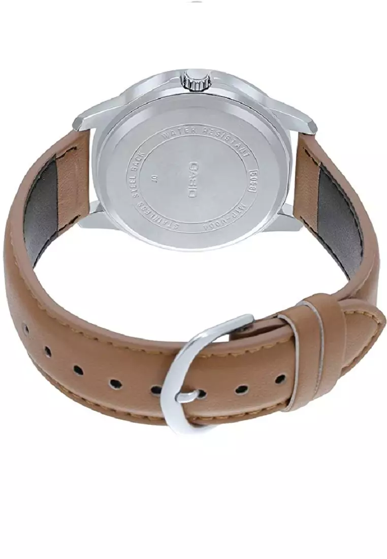 Jam Tangan MTP-V004L-1B2 Coklat