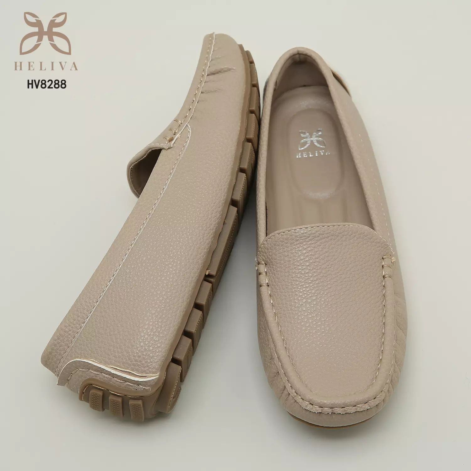 Heliva Hestina Women Shoes Loafers Slip On Sol 1cm