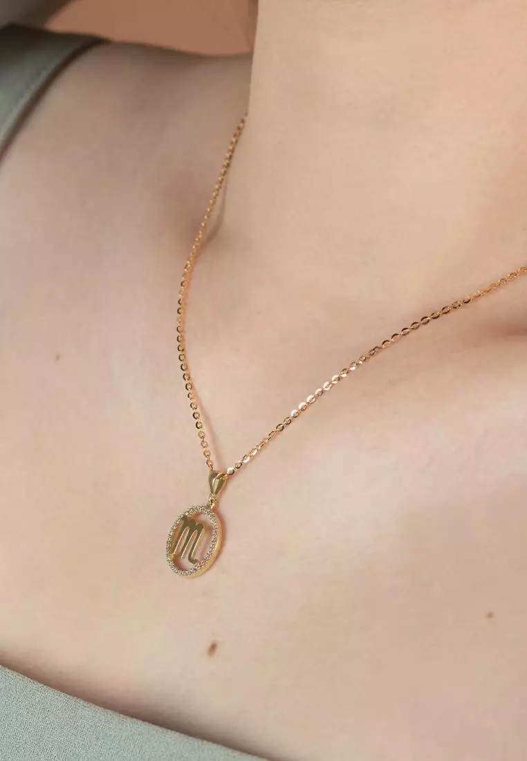 Scorpio Pendant 14k Gold