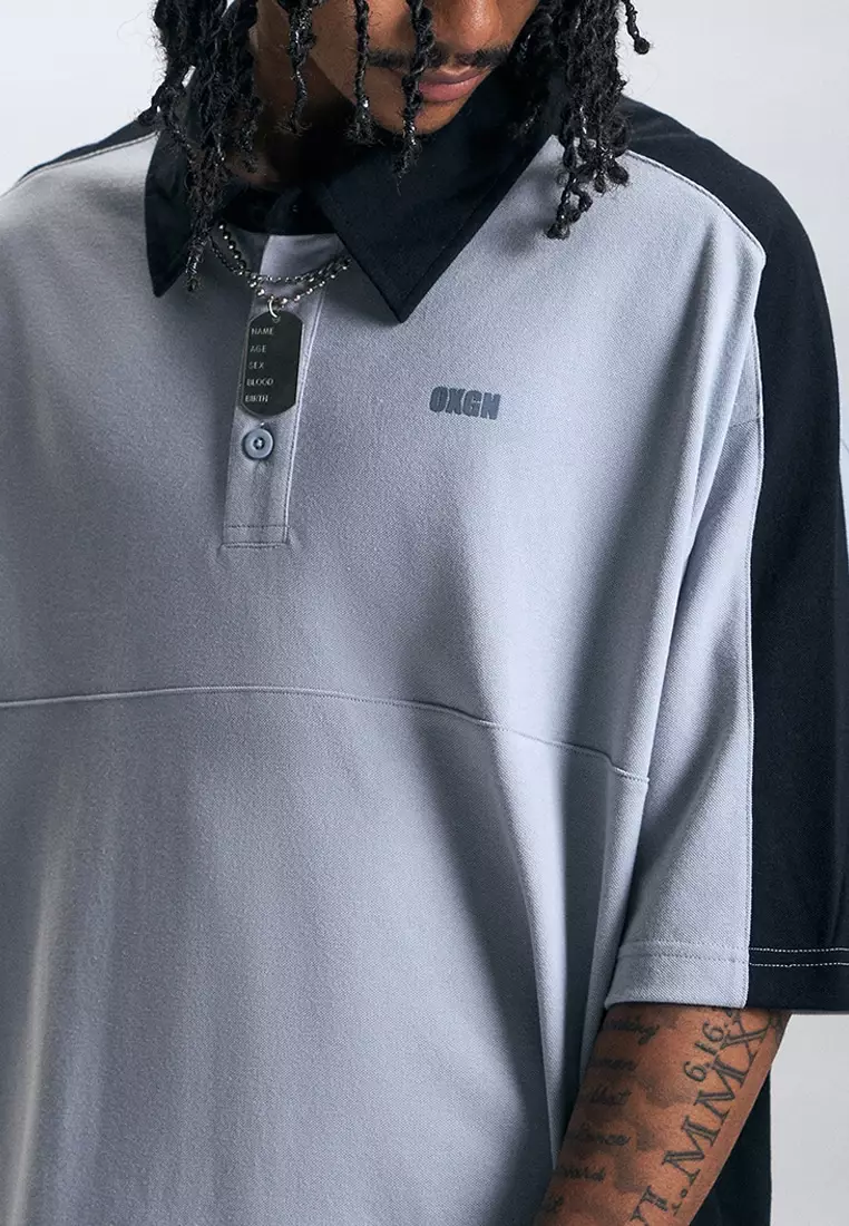 Graphic Oversized Polo