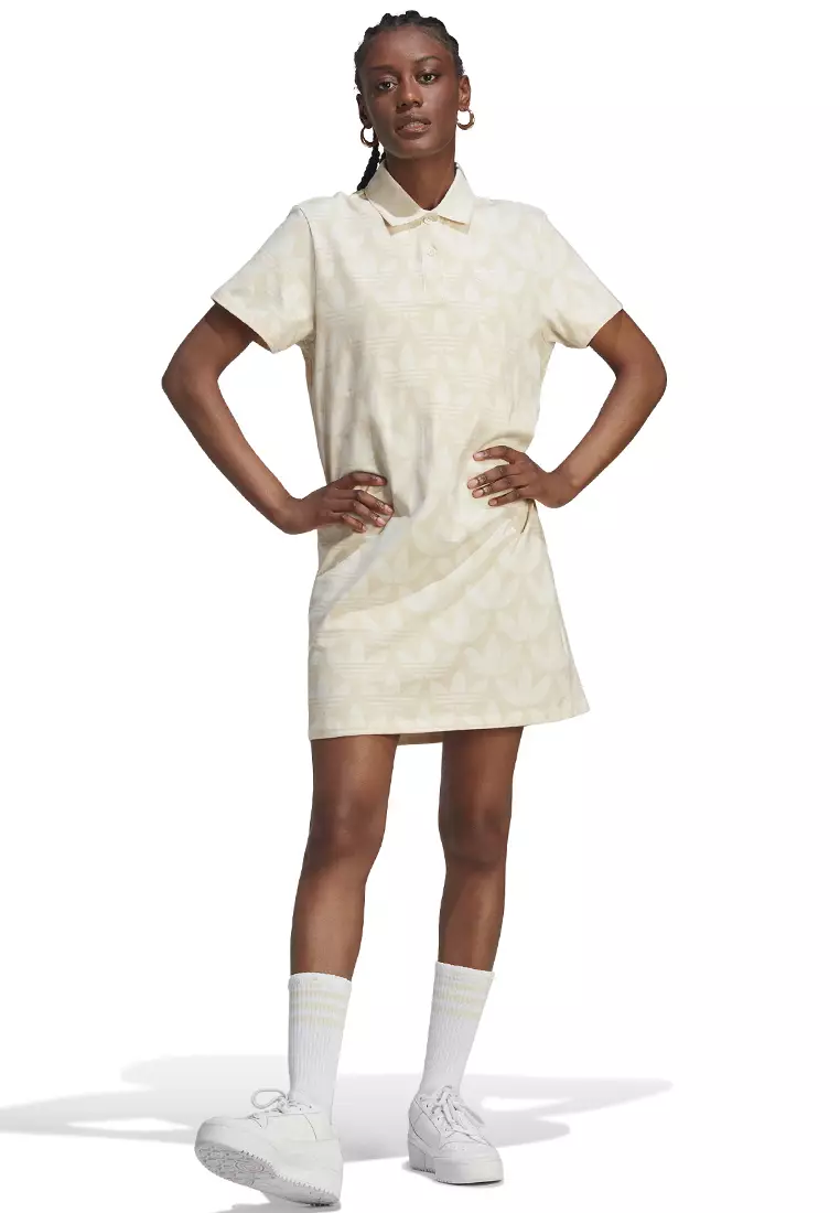 Buy ADIDAS trefoil monogram polo dress 2024 Online ZALORA Singapore