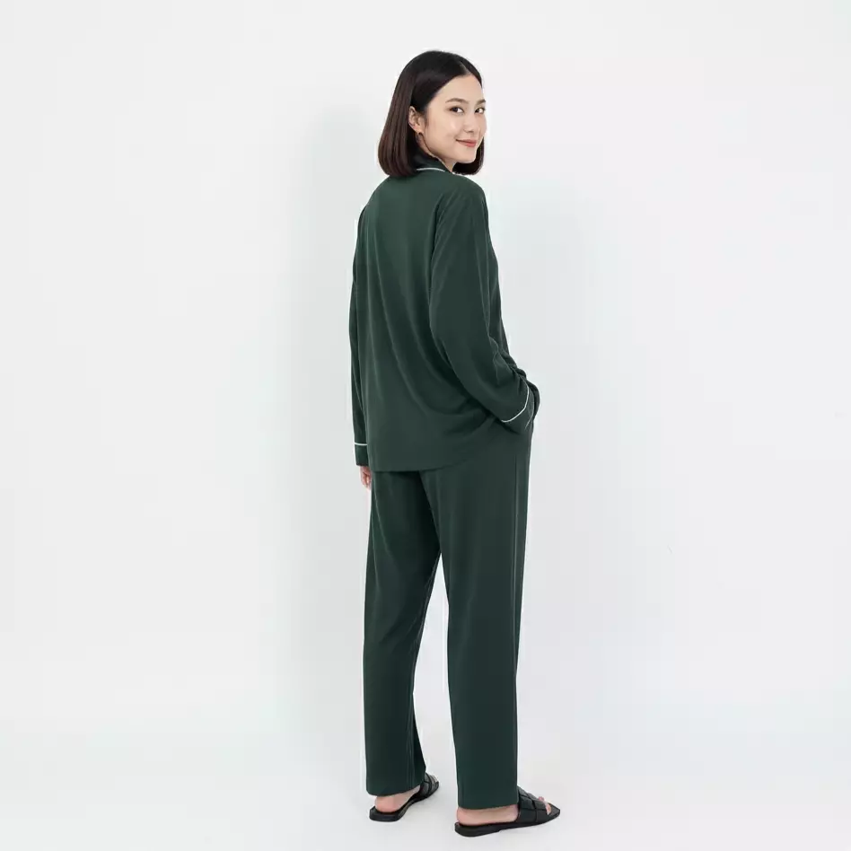 Setelan Baju Tidur Wanita - Premium Cotton Tencel Pyjamas Ellie