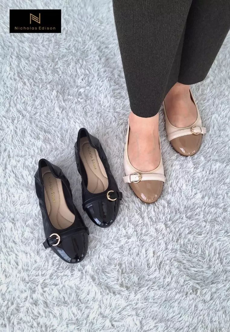 Nicholas Edison Flat Laura Cream