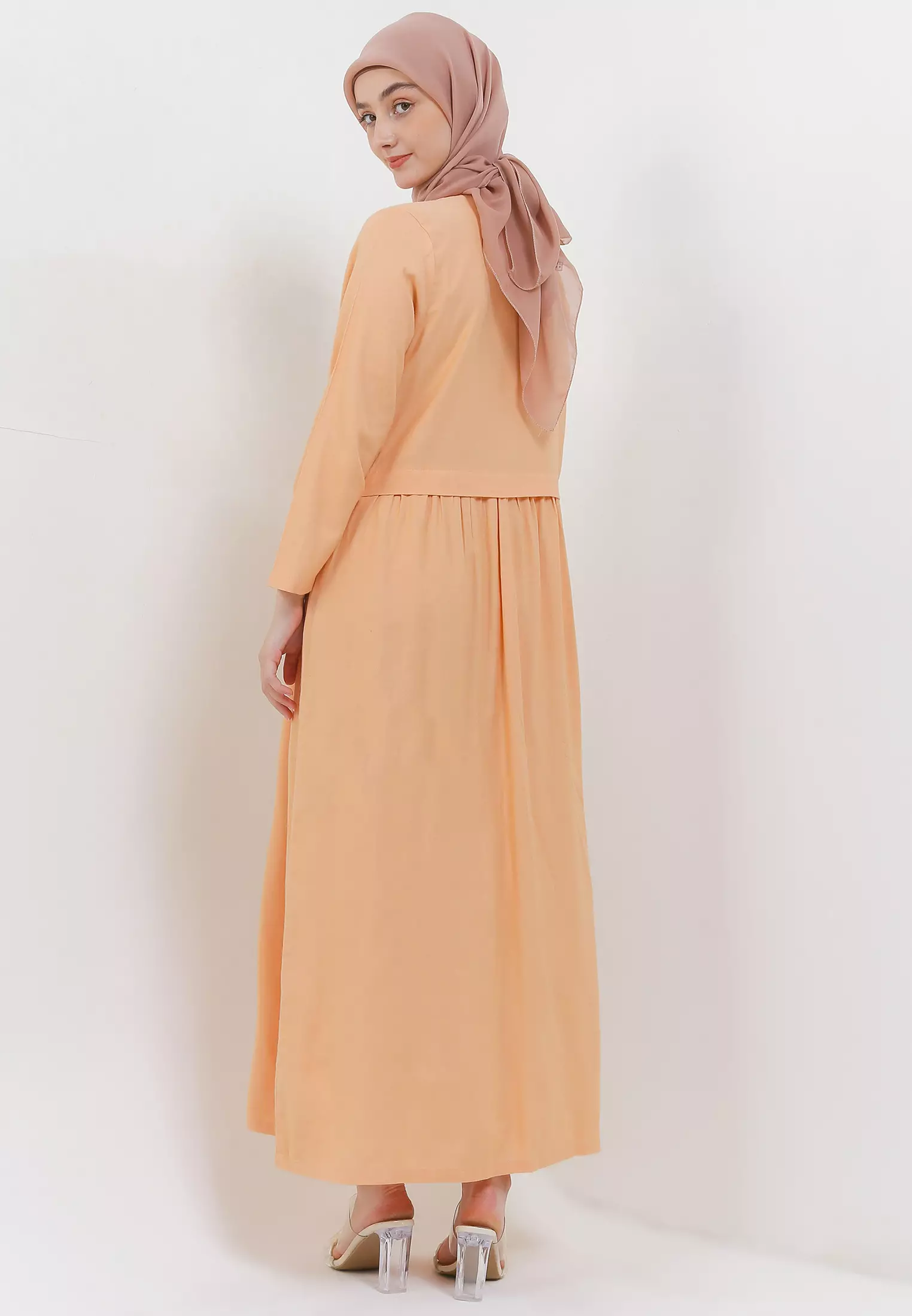 MFMW Masaya Dress Gamis Peach