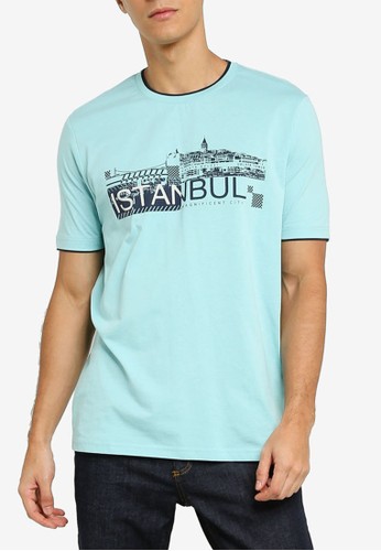 Jual Lc Waikiki Crew Neck Istanbul Printed T Shirt Original Zalora Indonesia