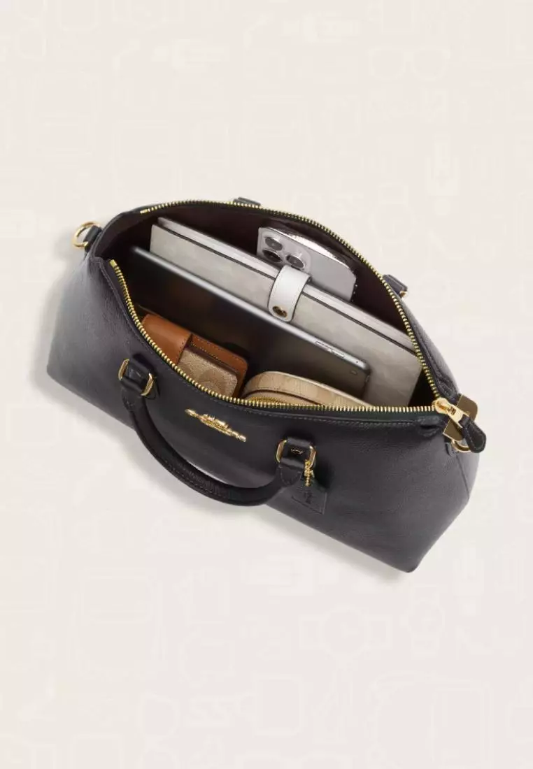 Coach Georgia Satchel Bag Black