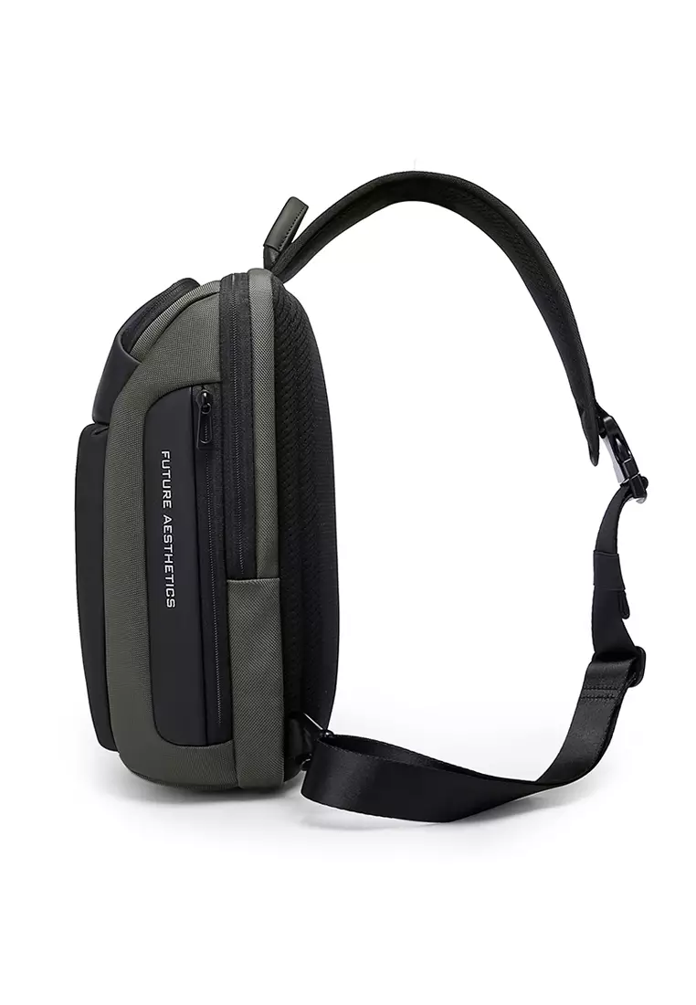Bange Titan Water Resistant Men Sling Bag with Multi Compartment and fits 11inch iPad