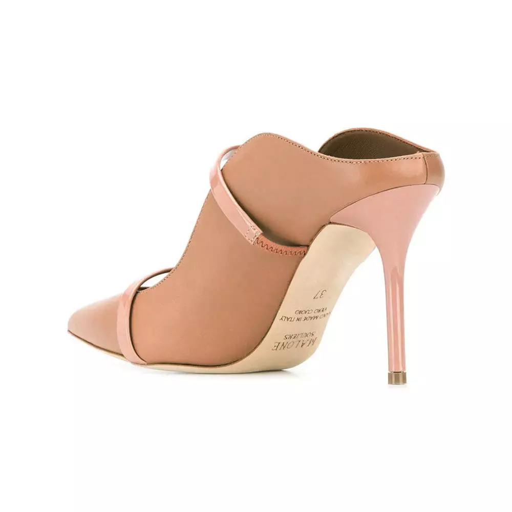 Maureen 70 Leather Heels Nude/Blush