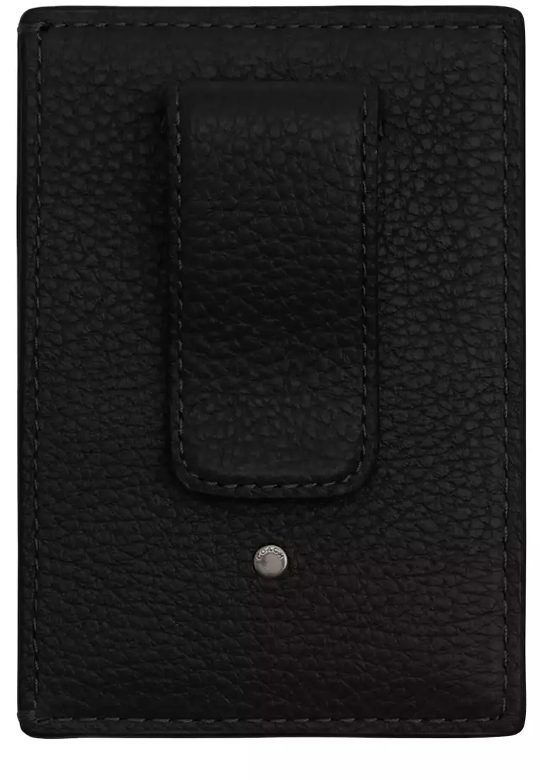 Card Case With Money Clip - Black CCF97