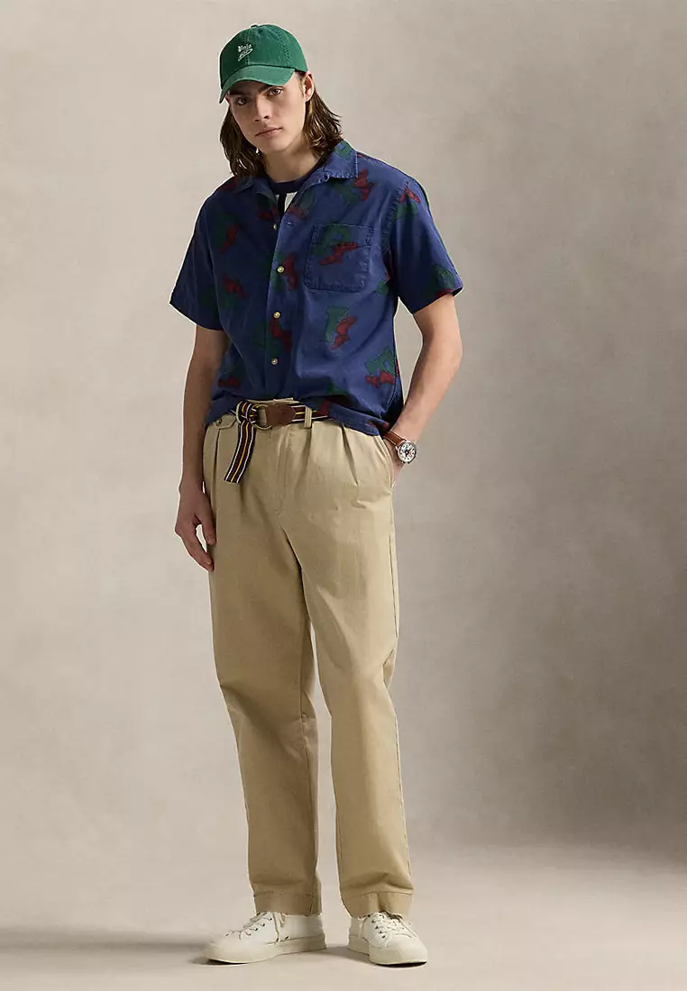 Classic Fit P-Wing Camp Shirt