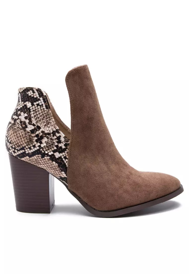 8CM Stitched Ankle Boots WTY4051-26