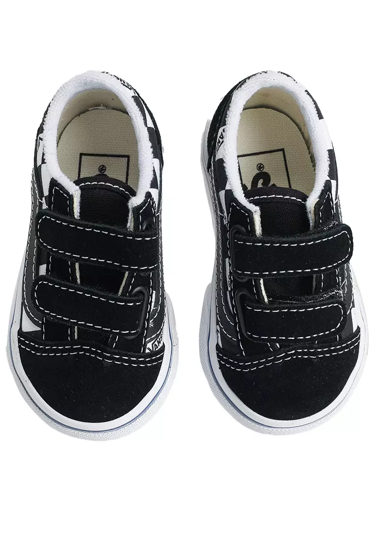 Old Skool V Logo Check Sneakers