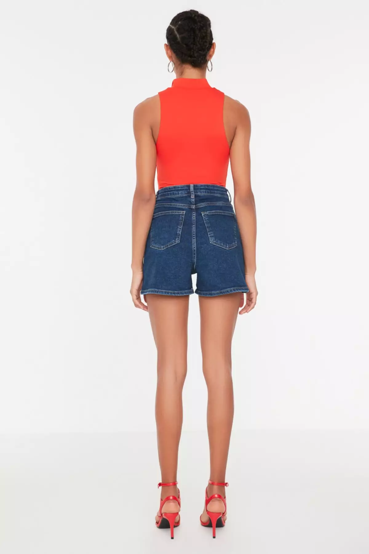 Denim Bermuda Shorts