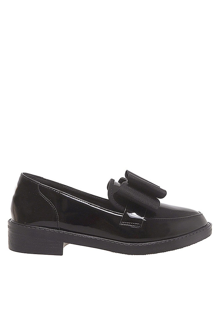 VANSA Two Layers Bow Loafers VSW-F8288