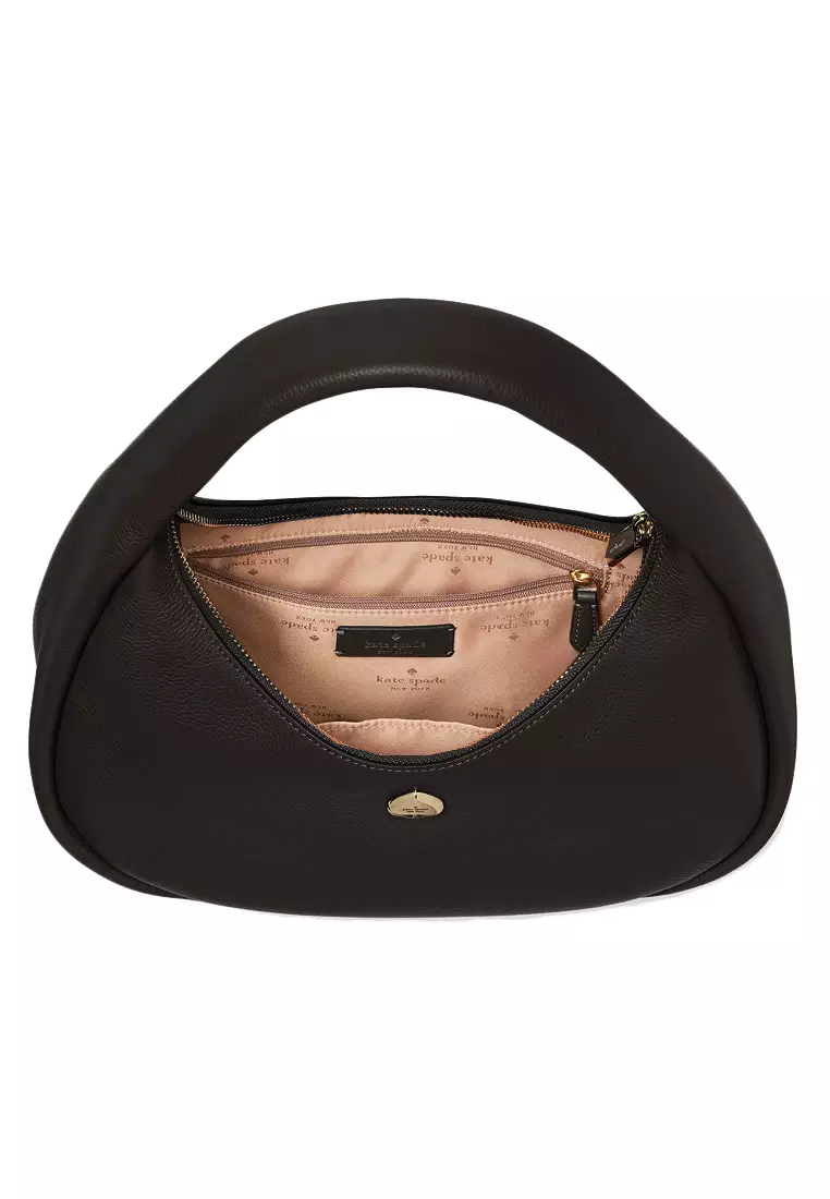 Kayla Crescent Shoulder Bag - Black
