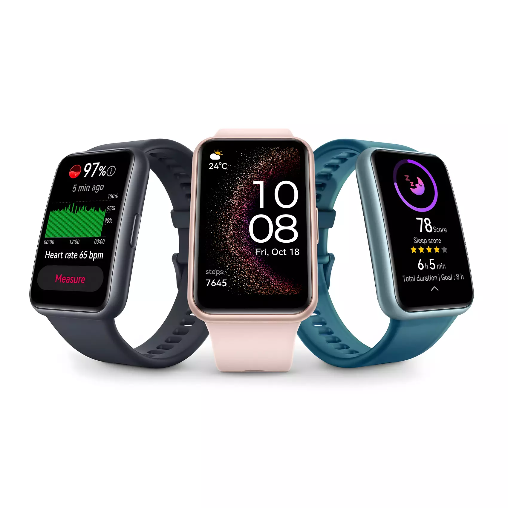 HUAWEI WATCH FIT Special Edition Smartwatch | 1.64 HD AMOLED | 24/7 Active Health Management | Built-in GPS | Fast Charging - Nebula Pink