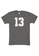 MRL Prints grey Number Shirt 13 T-Shirt Customized Jersey A59E4AAF19B635GS_1