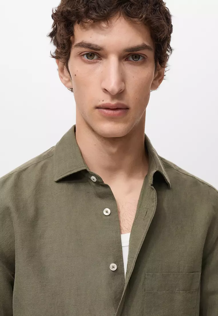 Classic-Fit Linen Shirt