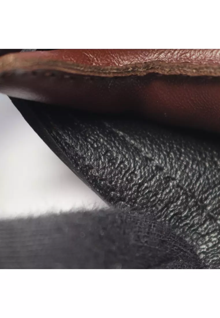 Pre-Loved Hermès Rodeo PM Robeocool tail Capucines bag charm Aagneau Veau Swift Dark brown Red black G刻印