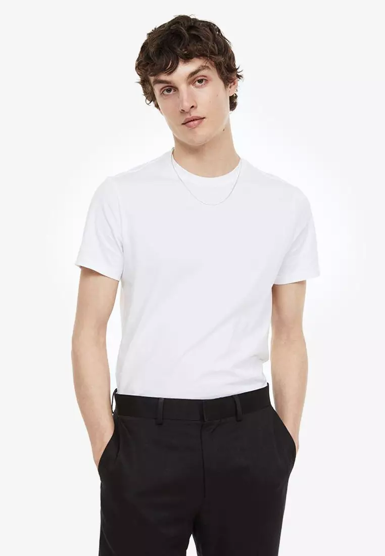 Slim fit t shirt h&m clearance