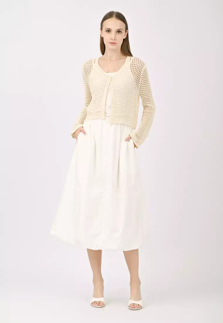 Eyelet Outer Cardigan